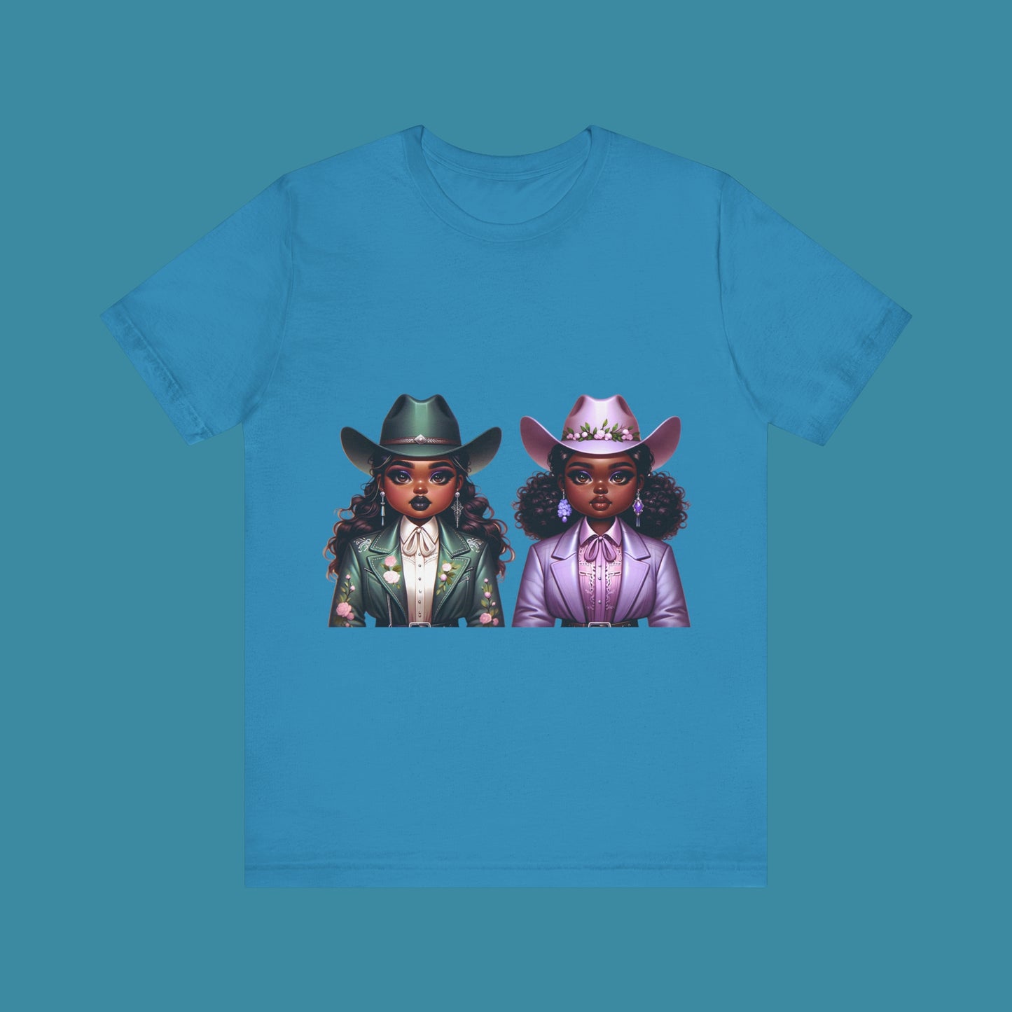 Luxe Tee Cowgirl Design 13