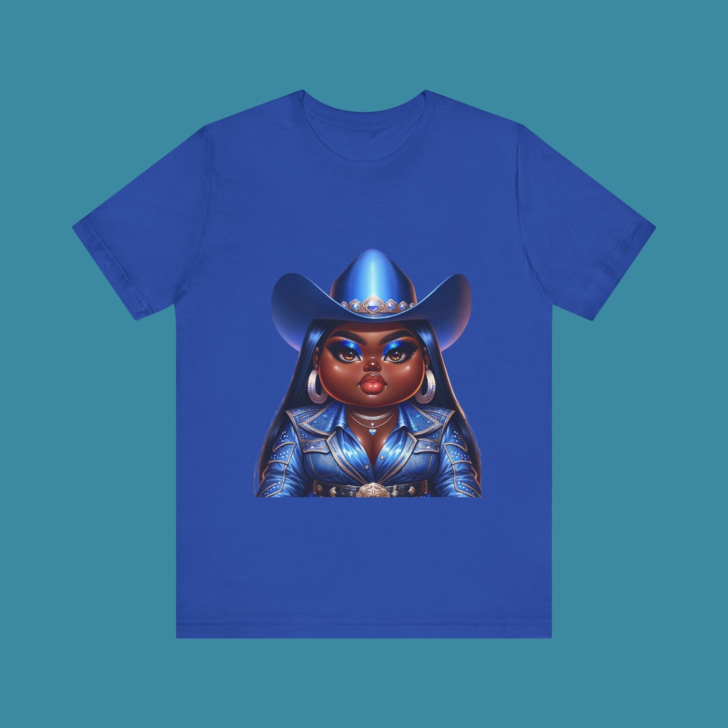 Luxe Tee Cowgirl Design 28