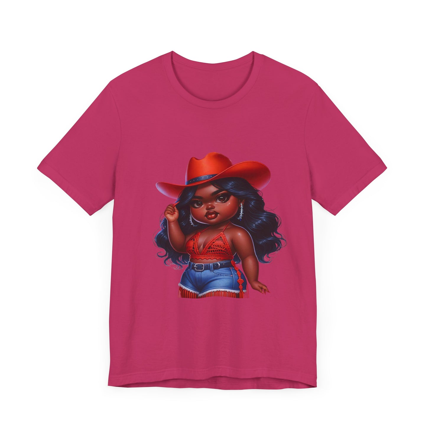 Luxe Tee Cowgirl Design 17