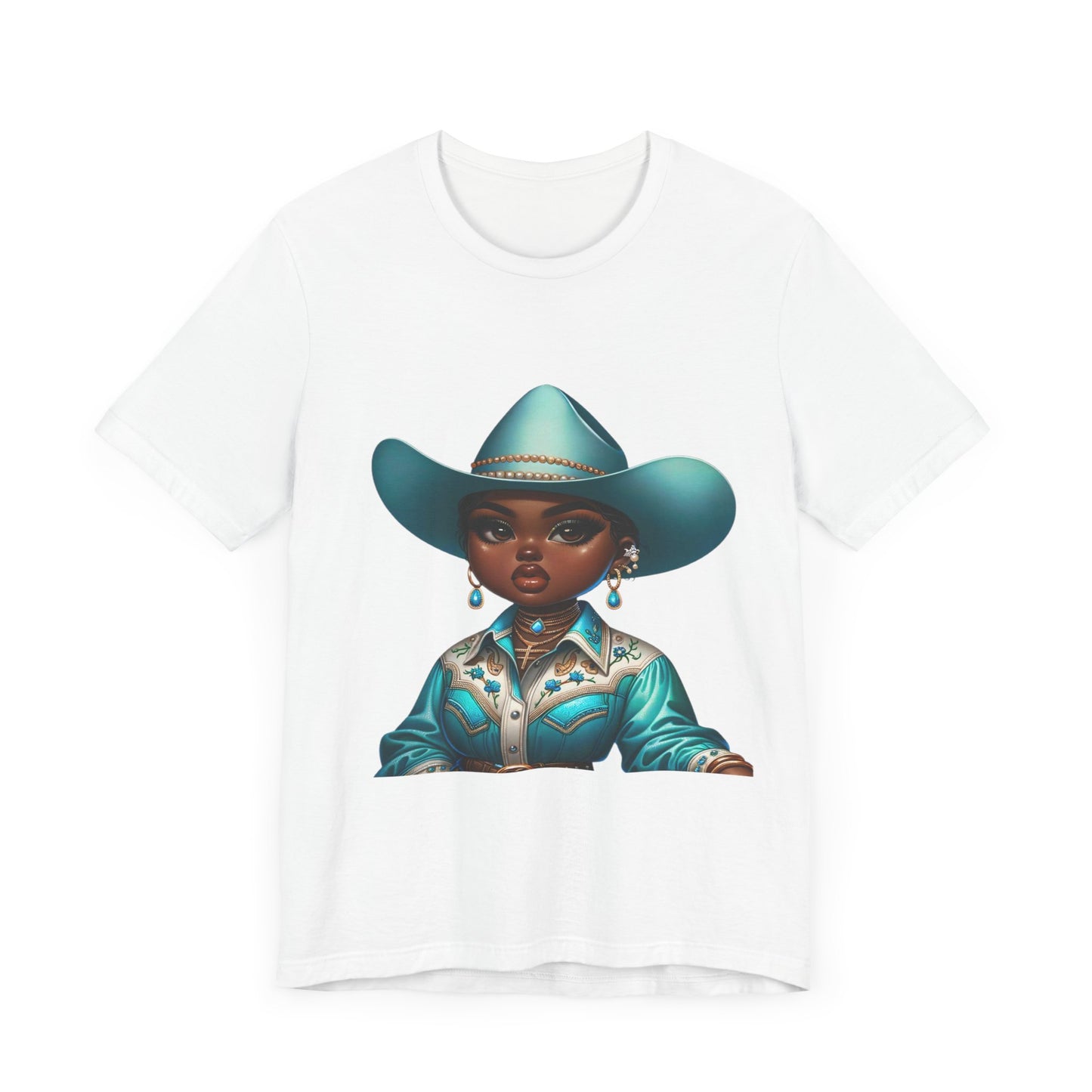 Luxe Tee Cowgirl Design 23