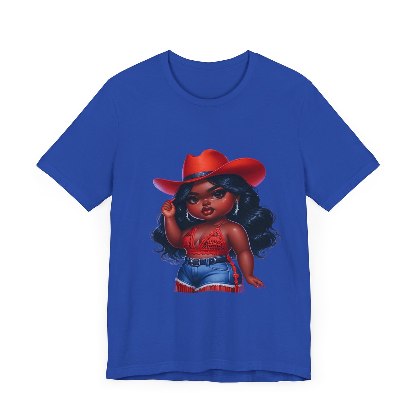 Luxe Tee Cowgirl Design 17