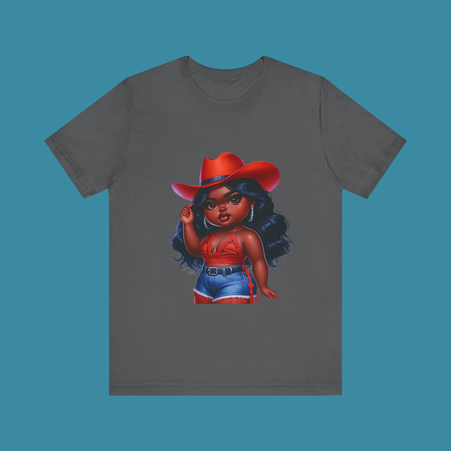 Luxe Tee Cowgirl Design 17