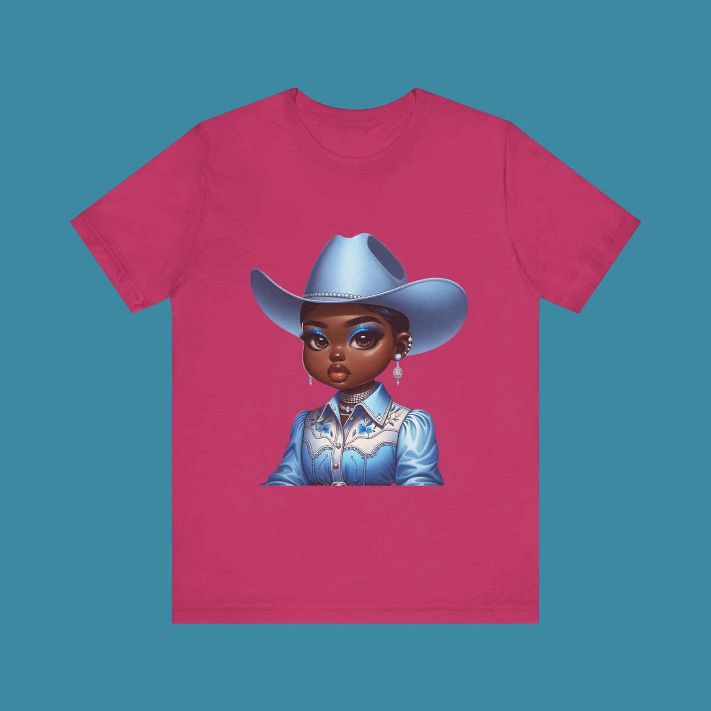 Luxe Tee Cowgirl Design 18