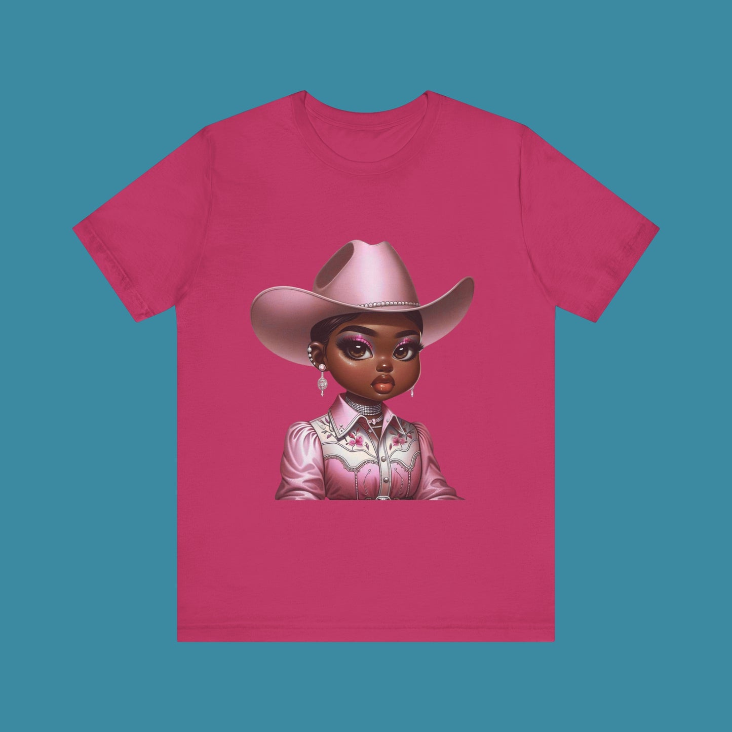 Luxe Tee Cowgirl Design 15