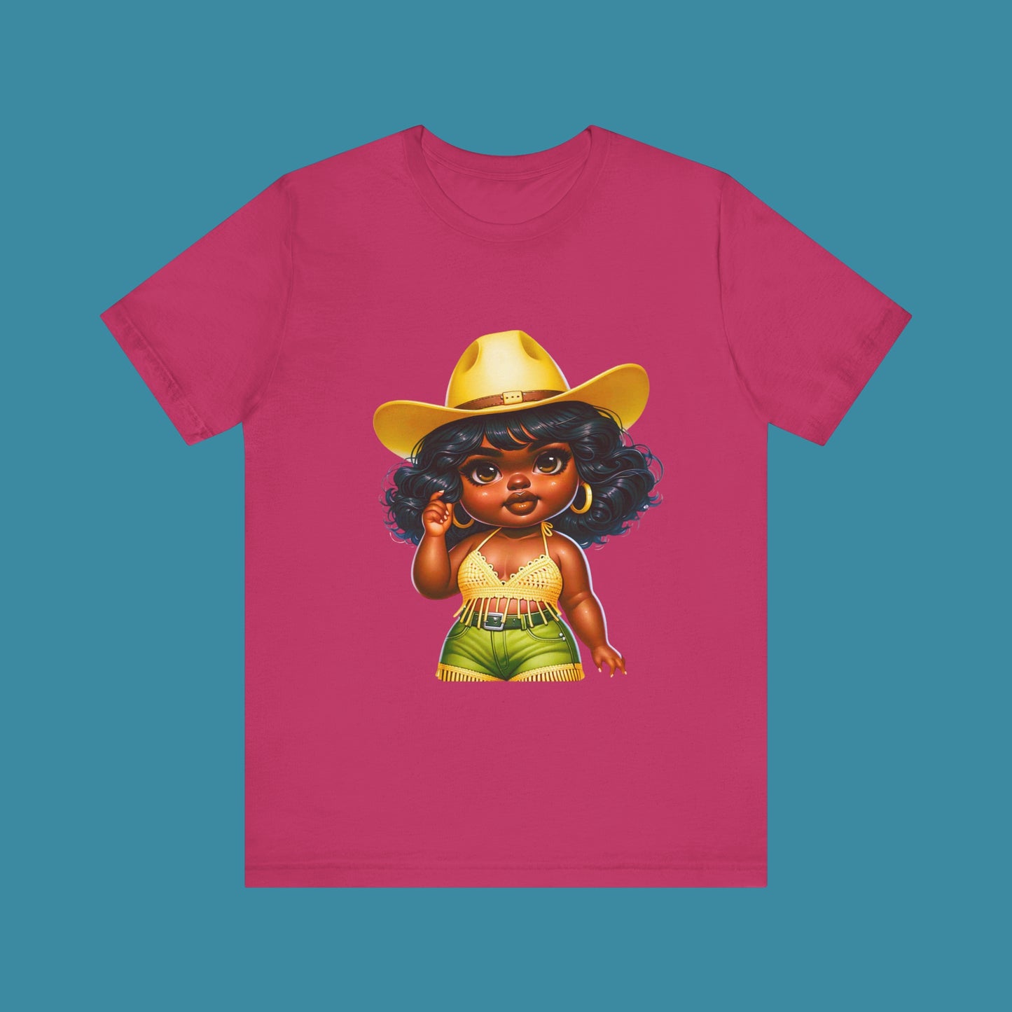 Luxe Tee Cowgirl Design 22