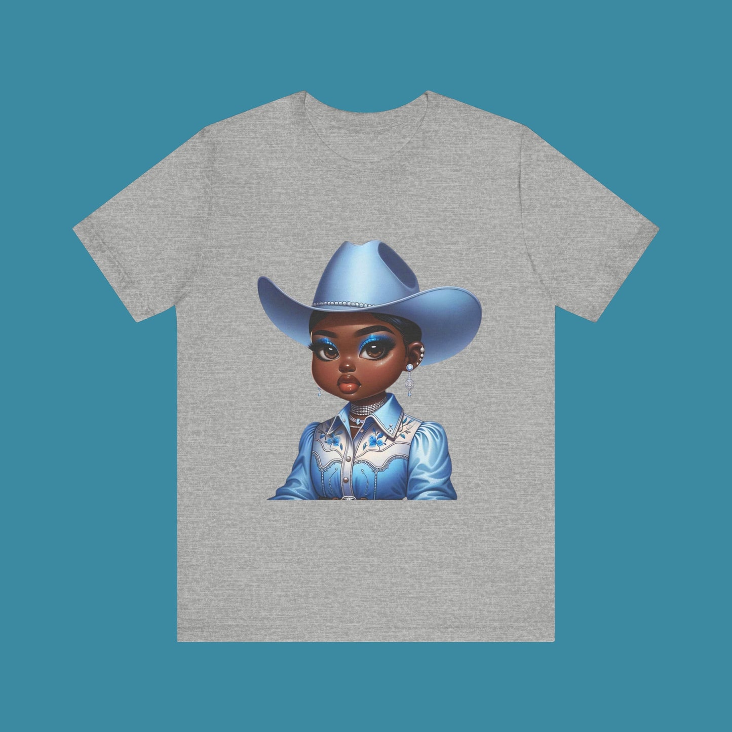 Luxe Tee Cowgirl Design 18