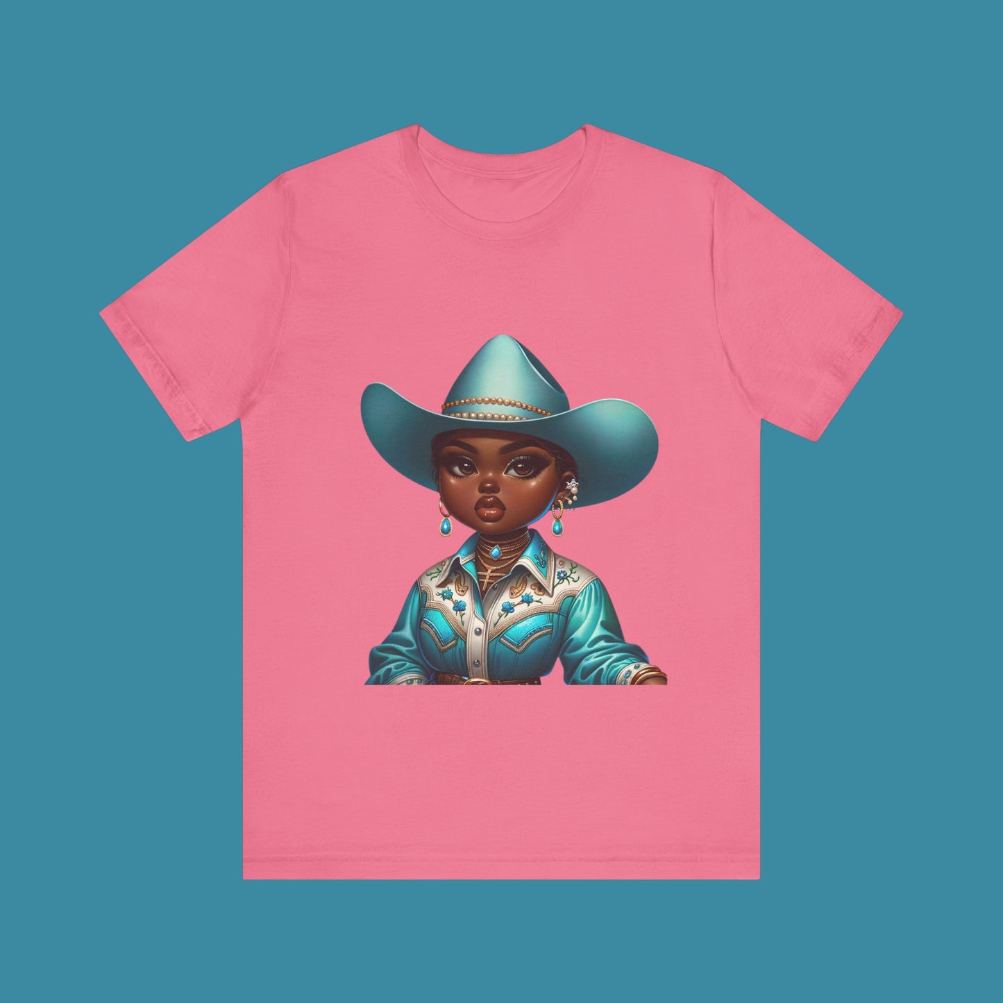 Luxe Tee Cowgirl Design 23