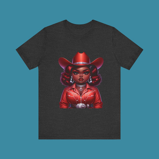 Luxe Tee Cowgirl Design 6